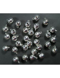 Cascabel Plateado 10mm