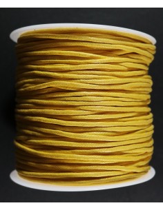 Cordon de Algodon Amarillo 2mm