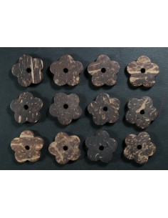 Cuentas de Coco Marron M1 20mm