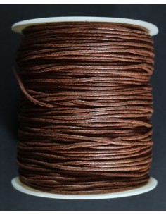 cordon de algodon marron claro 1.5mm