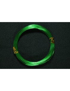 Alambre de Aluminio Verde 1mm