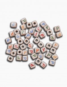 Cuentas Ceramica Letra P