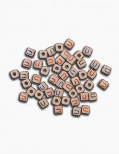 Cuentas Ceramica Letra U