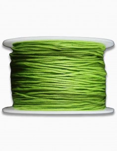 Cordon de Algodon Verde P 1mm