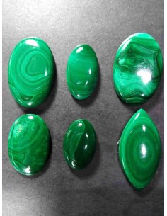 Malaquita Cabujon Piedra Oval 2