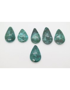 Crisocola Piedra Ranurada Gota 2