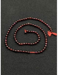 Granate Collar Piedra Bola 4mm 2