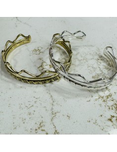 Pulseras Laton Dorado Plateado