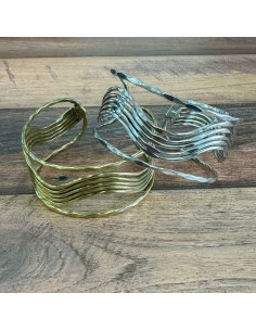 Pulseras Laton Dorado Plateado