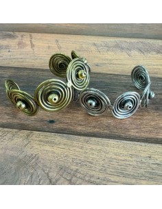 Pulseras Laton Dorado Plateado