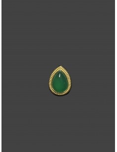 Onix Verde Ranura Laton Gota