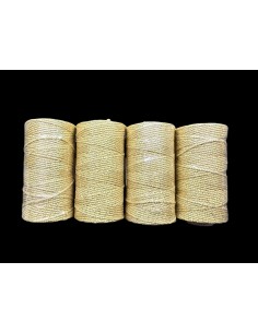 Hilo Dorado Encerado Plano 1MM 2