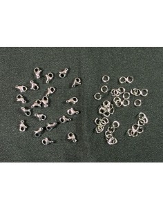Ganchos Mosqueton de Acero 9MM