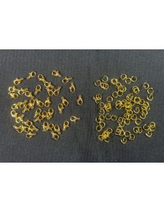 Mosqueton Dorado 10mm