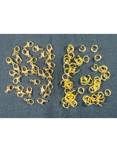 Mosqueton Dorado 12mm