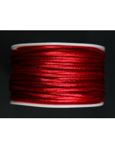 Cordon Cola de Raton Rojo 2.5mm