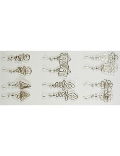Pendientes Alpaca Tribal
