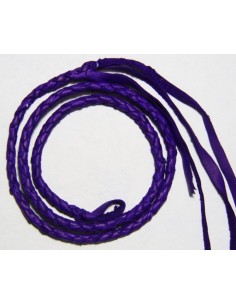 Trenza ante para cabello lila 2