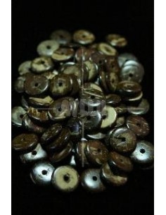 Cuentas Coco Disco Marron...