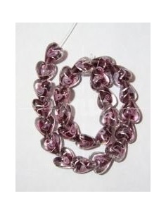 Tira Cristal Corazon Morado... 2