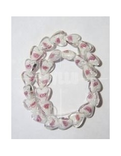 Tira Cristal Corazon Blanco...