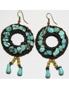 Pendientes hilo encerado 3
