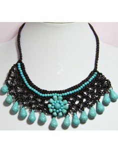 Collar hilo encerado piedra 6 2