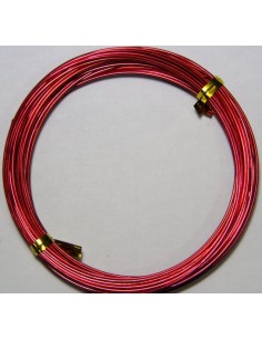 Alambre de Aluminio Rojo 1mm