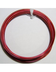 Alambre de Aluminio Rojo 1.5mm