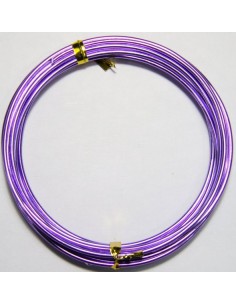 Alambre de Aluminio Morado 2mm