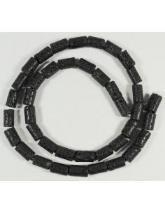 Piedra Volcanica Collar Tubo