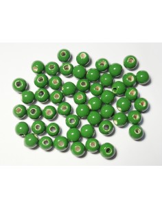 Cuentas Ceramica Monocolor Verde 8mm