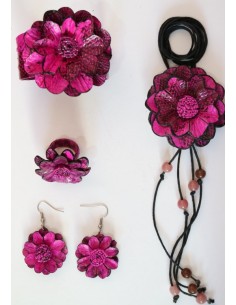 Set Accesorio Cuero Naranja 