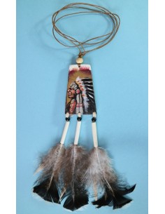 Colgante Plumas Indio 