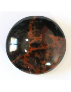 Piedra Zebrita Ranurada Cabujon Redonda