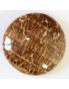 Piedra Zebrita Ranurada Cabujon Redonda