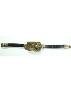Pulsera de Cuero Metal 5