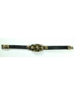 Pulsera de Cuero Metal 7